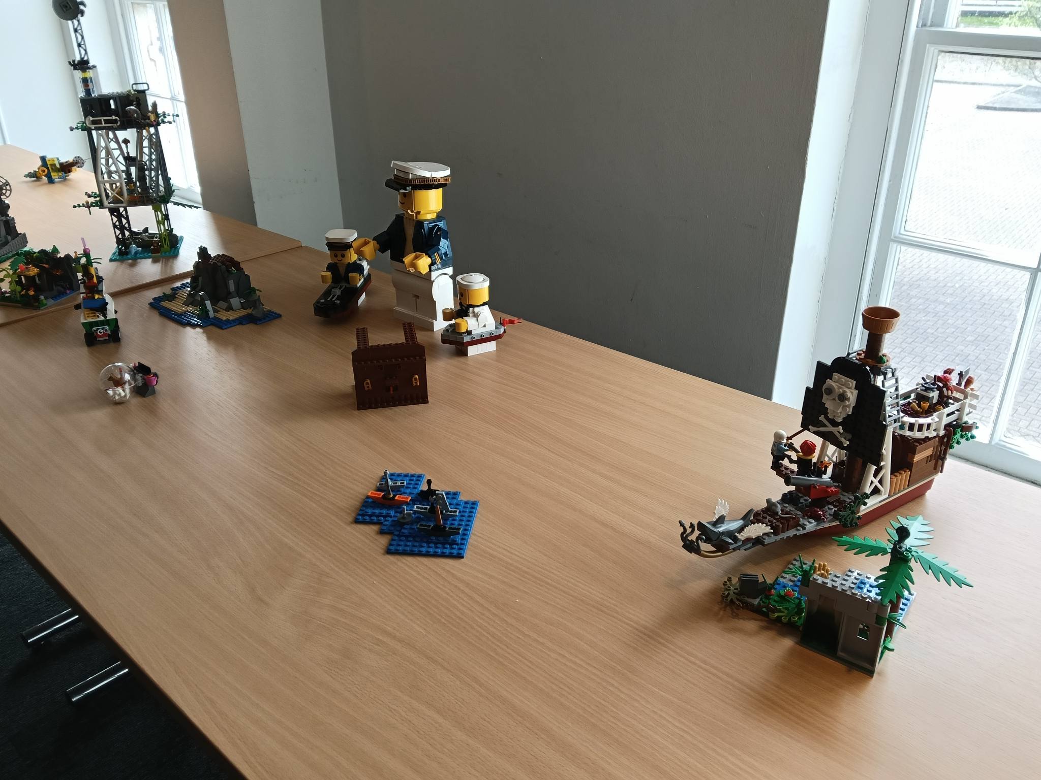 LEGO models built by members at National Museum of the Royal Navy in Hartlepool