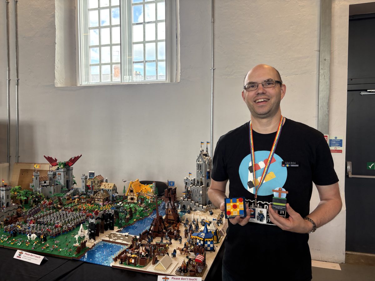 Adam Brine, Noughts and Crosses winner at Darlington Brick Show 2026