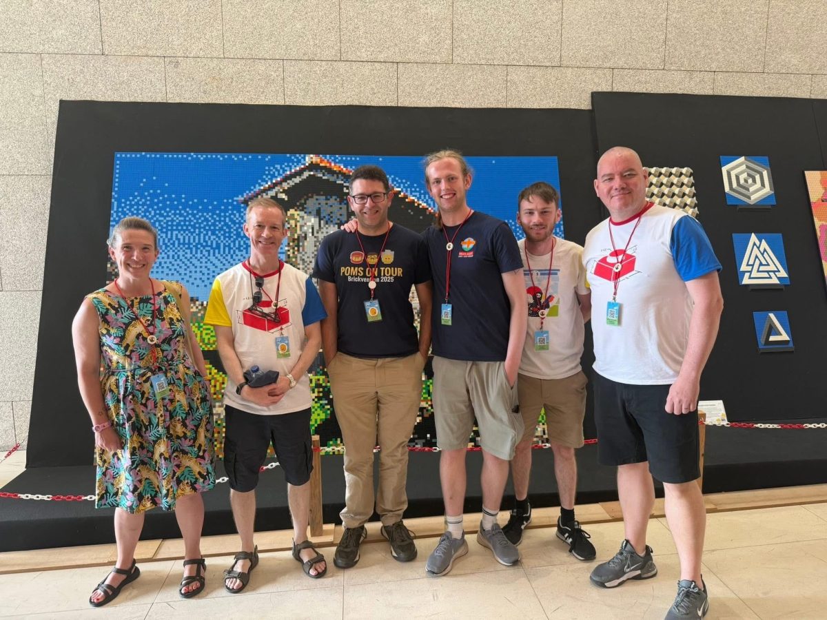 Brick Alley members at Parades de Coura LEGO fan event in Portugal, 2026