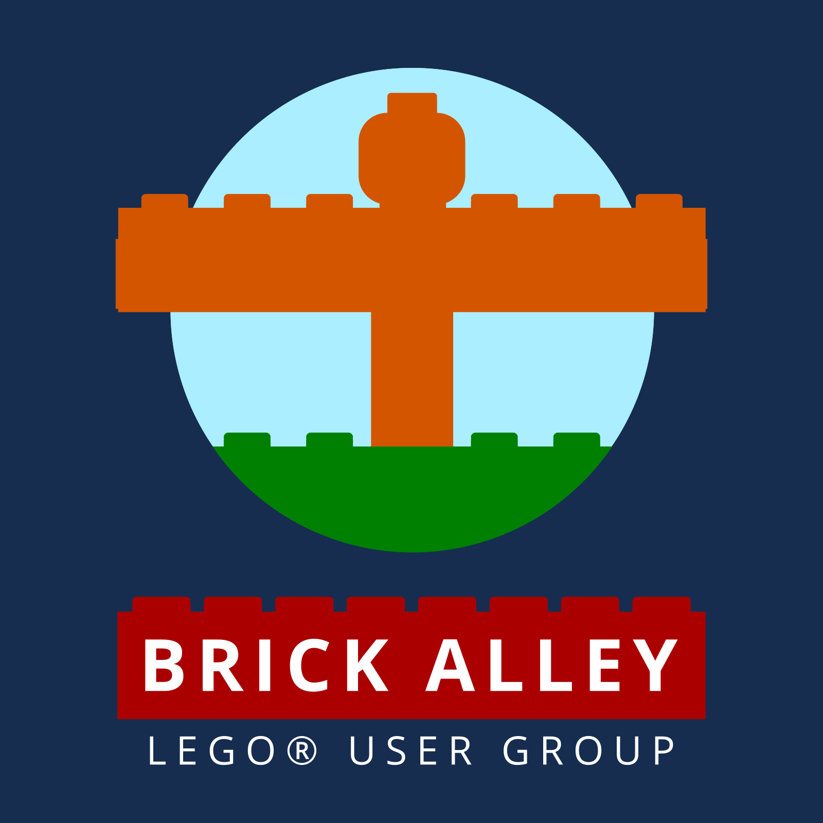 Brick Alley LEGO User Group logo